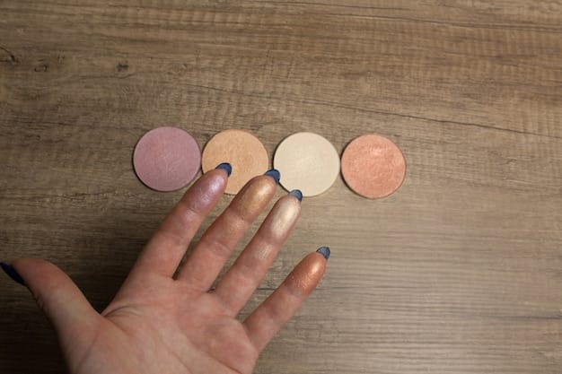 A close-up of different concealer swatches on a man's forearm in natural light, showcasing a range of shades from light to dark. The focus is on the color variation and how the concealer blends into the skin.
