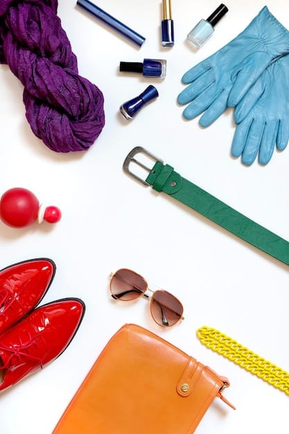 A close-up shot of various non-binary fashion accessories laid out on a flat surface. There are items like gender-neutral pins, bracelets, necklaces, and rings. The accessories are a mix of different styles, from minimalist to bold, reflecting the diverse range of non-binary fashion options. The lighting is soft and diffused, emphasizing the details of each item.