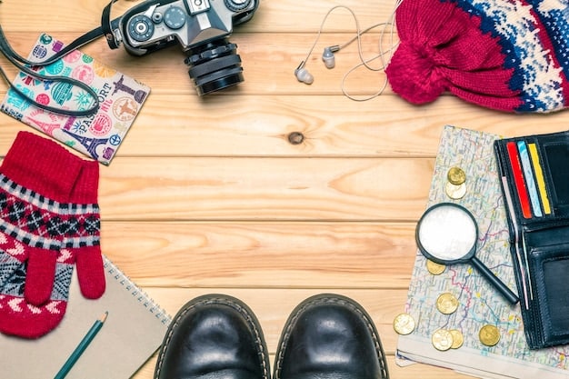An array of accessories laid out on a table, including hats, scarves, jewelry, belts, and watches. The accessories are diverse in style and material, showcasing options for personal expression.