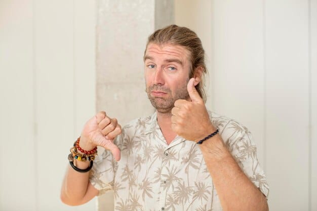 A man demonstrating the correct way to gently pat eye cream around his orbital bone with his ring finger. The image should convey care and precision.