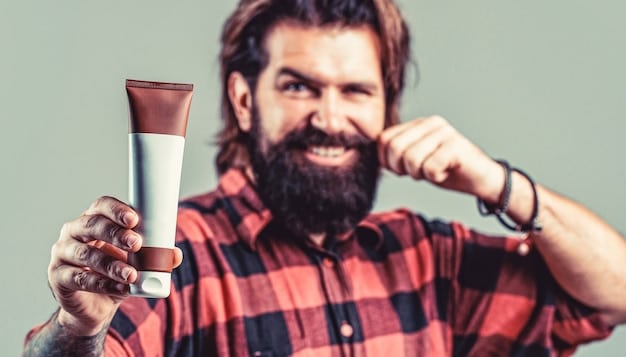 A side-by-side comparison of the ingredient lists of the 2024 and 2025 formulations of Beard Oil X. The key ingredients with increased concentrations are highlighted. The comparison visually emphasizes the differences in the formula.