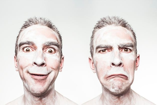 A before-and-after comparison image of a man's face, showing the visible reduction in wrinkles and improved skin tone after using one of the anti-aging skincare sets. The image is split down the middle, with the 