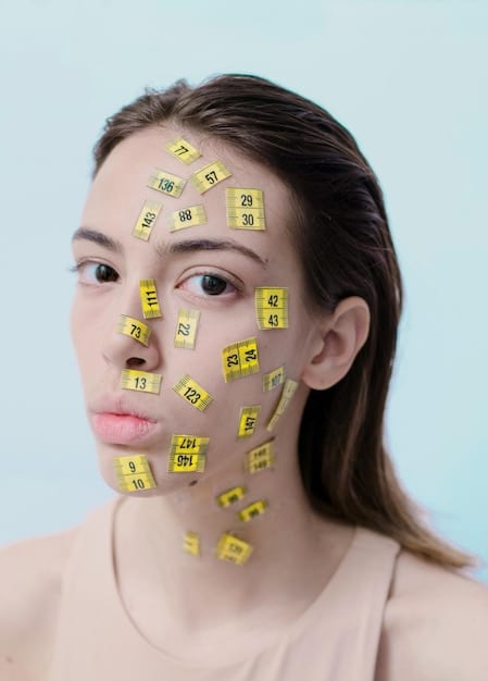 A split image showing the ingredient list of the $25 face mask on one side and a magnifying glass focusing on key ingredients like clay, charcoal, or salicylic acid on the other side. The caption highlights the pore-reducing potential of these ingredients.